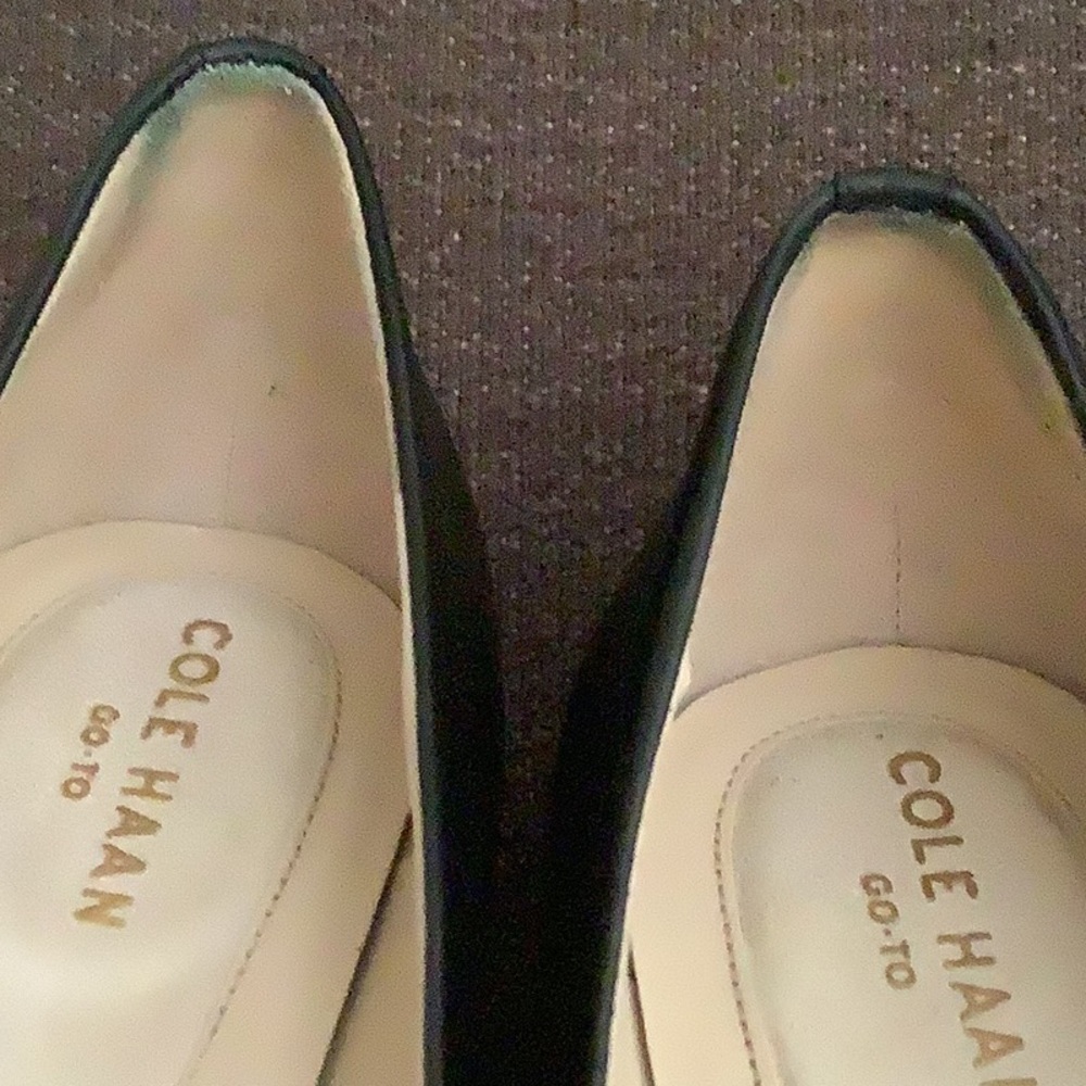 Cole Haan Go-To Elegant Black Leather Women's Heels Shoes Size 9B - Picture 10 of 10
